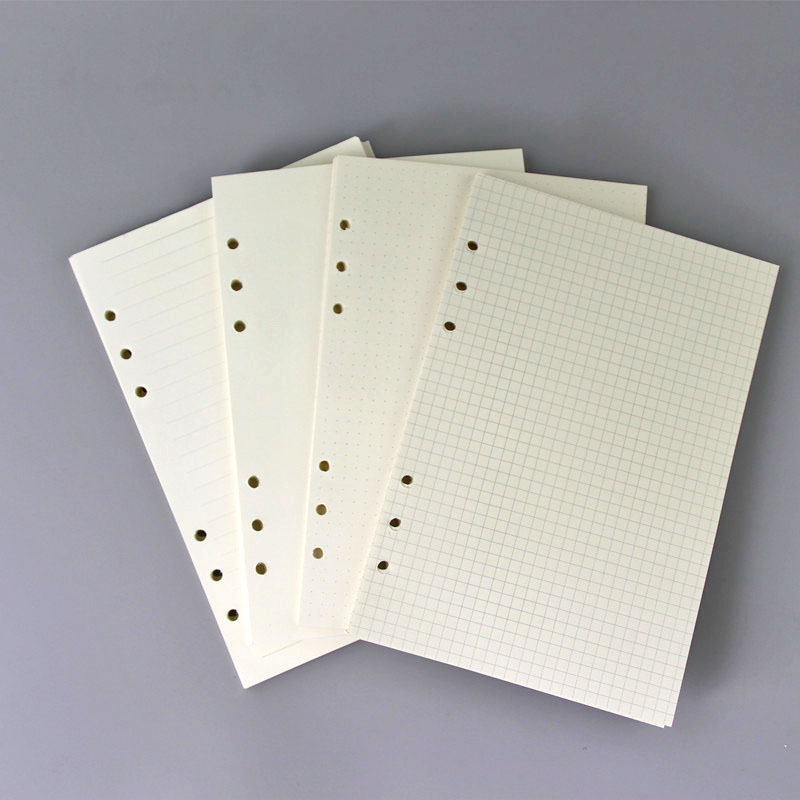 New culture notebook A5A6 six-hole loose-leaf paper hand book inner core hand book Loose-leaf for the core Dowling paper inner page