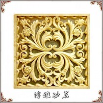 Boya sandstone relief European iron flower hollow background wall decoration mural Hotel Villa home decoration materials