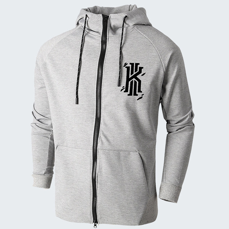 Fall Sports Jacket Men's thick T-shirt Leisure windproof Lianhood blouse pullover cardiovert loose with large size movement to wear