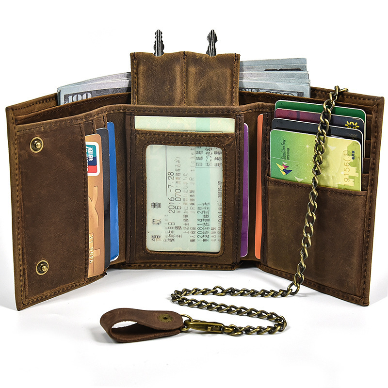 2026 New Men's First-Layer Cowhide Leather 70% off Card Holder Wallet with Key Slot, Short Wallet, Men's Genuine Leather 2026 New Men's First-Layer Cowhide Leather 70% off Card Holder Wallet with Key Slot, Short Wallet, Men's Genuine Leather