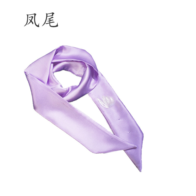 Вышивка Сучжоу 《仲夏夜梦》重工1-2丝蝴蝶绣花长巾发带 缀入时光的梦 定制苏绣