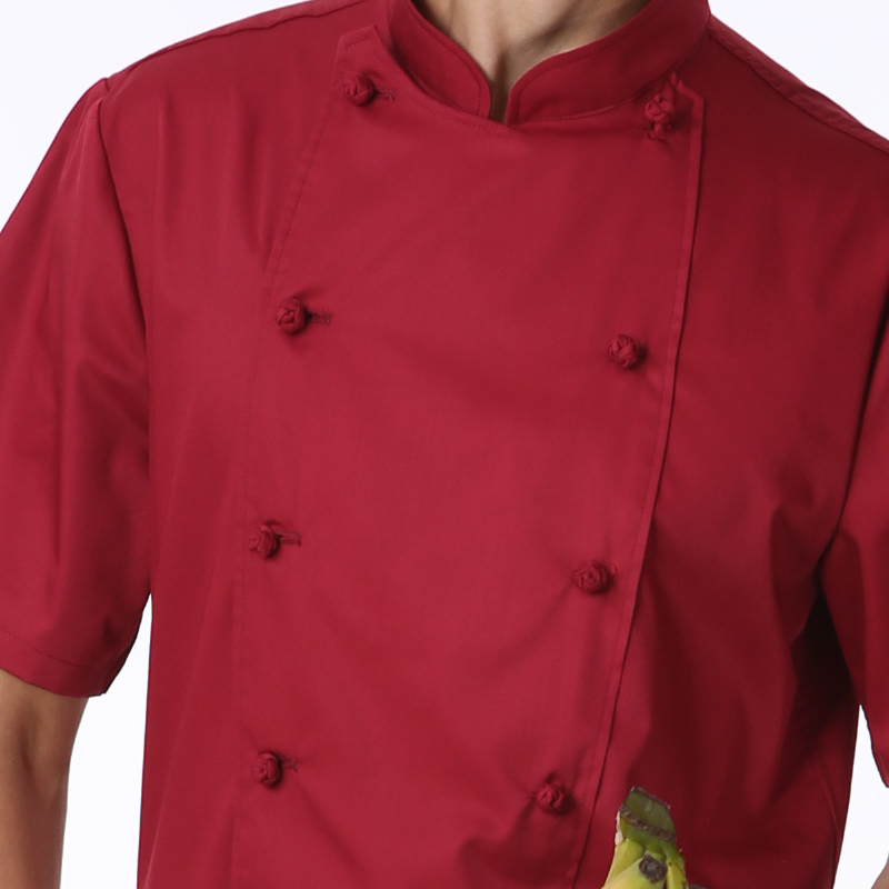 Sleeves Workwear ngắn Cahill Summer Khách sạn New Chef của nam và nữ Workwear Half-Sleeve Trung Quốc Handmade Buckle