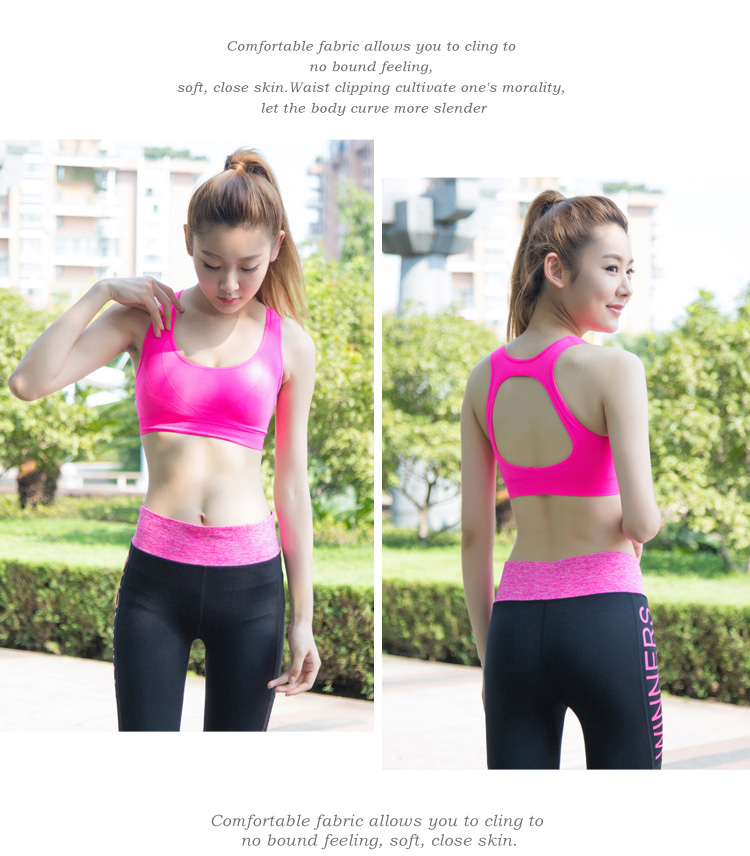 Mới nhanh khô chạy thể thao nữ áo ngực làm đẹp trở lại đồ lót thể dục phần mỏng yoga không có vòng thép chống sốc vest áo ngực thể thao nike