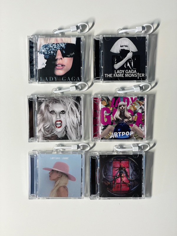 Lady Gaga DIY Merchandise Mini Album Record Pendant with Nfc Sensor, Can Be Opened, Handmade DIY
