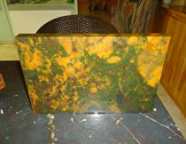 Guilin Bloodstone on Lang material rough decoration stone ornaments dimensions 31*19 8*2 5CM heavy 9 7kg