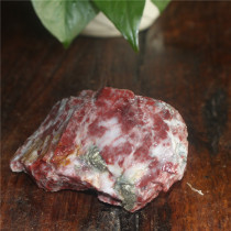 Guilin Longsheng Natural Jade Guilin Chicken Blood Jade Hand Play Carving Material 655g