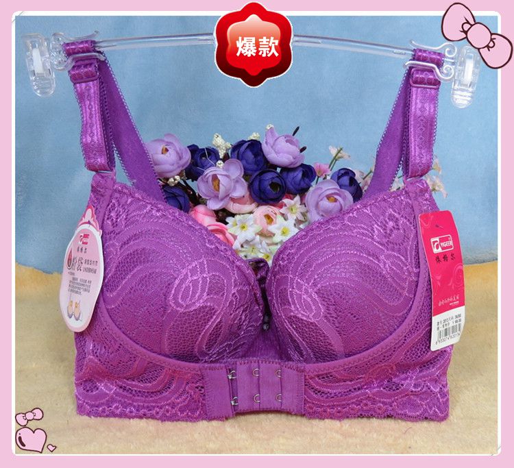 10 nhân dân tệ vận chuyển khóa trước ngực mềm hạt tinh dầu massage nâng ngực tập hợp áo ngực dày B cup 3 khóa điều chỉnh đồ lót áo bra tập gym