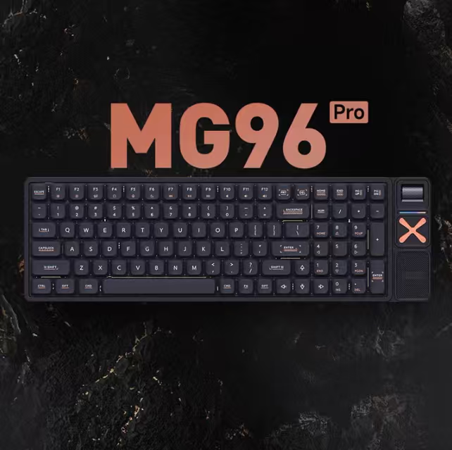 Iqunix Mg96 Low-Profile Mechanical Keyboard Wireless Three-Mode Keyboard Aluminum Factory Mg96Pro Light Feather Switch Low-Profile Keyboard