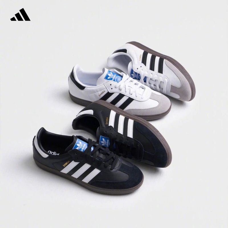 Adidas Samba Og Adidas Training Shoes Unisex Trefoil T-Top Low-Top Sneakers B75806