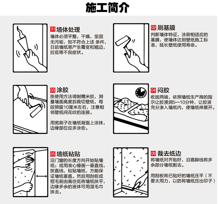 家裝環保歐盟認證糯米膠貼壁紙家用店鋪壁紙膠水牆打底基膜漿糊