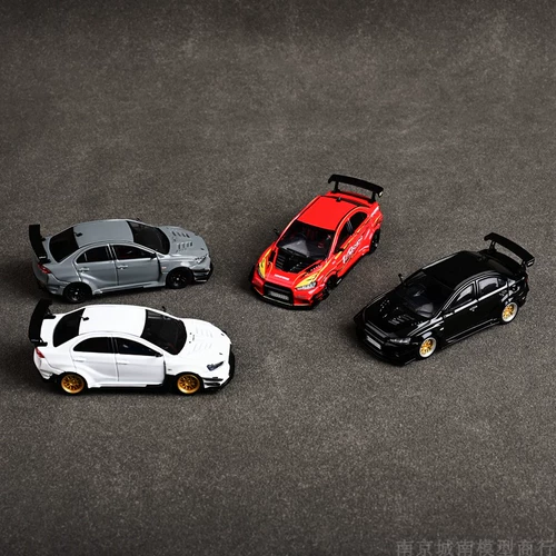 Spot Cmmodel 1/64 Металлическая готовая статическая модель автомобиля Toy Ornament Mitsubishi evo x varis