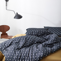 Spring and summer 60 long staple cotton quilt cover single piece 200 × 230cm cotton silky nude sleep cotton double 2m bed quilt