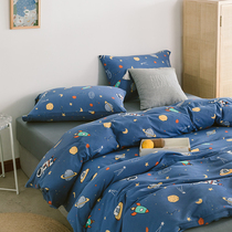 Class A pure cotton children quilt cover single piece ins Wind 1 2 meters bed kindergarten baby baby quilt cover 120*150 single