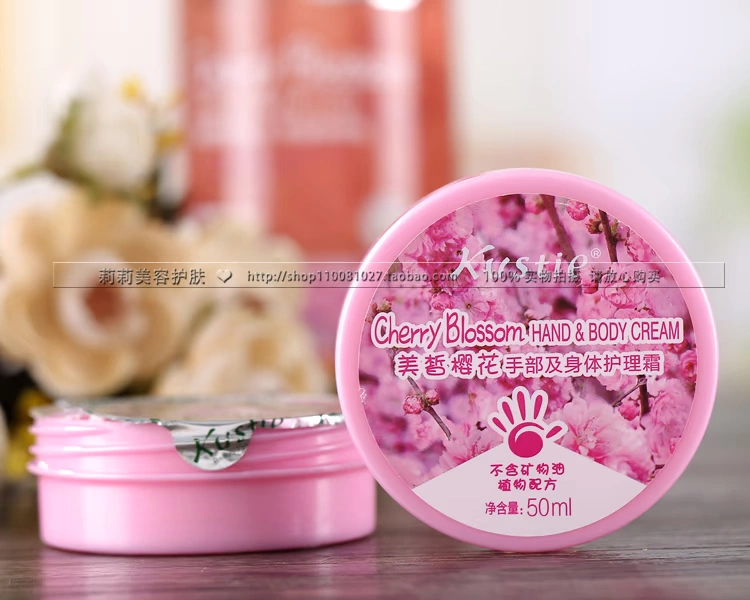 Austin Cherry Petal Hand & Full Body Care Moisturising Kem dưỡng ẩm chống nứt da tay 50ml sữa tắm thảo dược cho bé