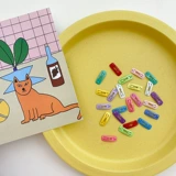 Маленькая квадратная заколка для волос, 2см