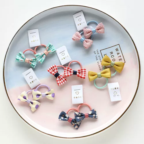 Милая безвредная резинка для волос с бантиком, аксессуар для волос
