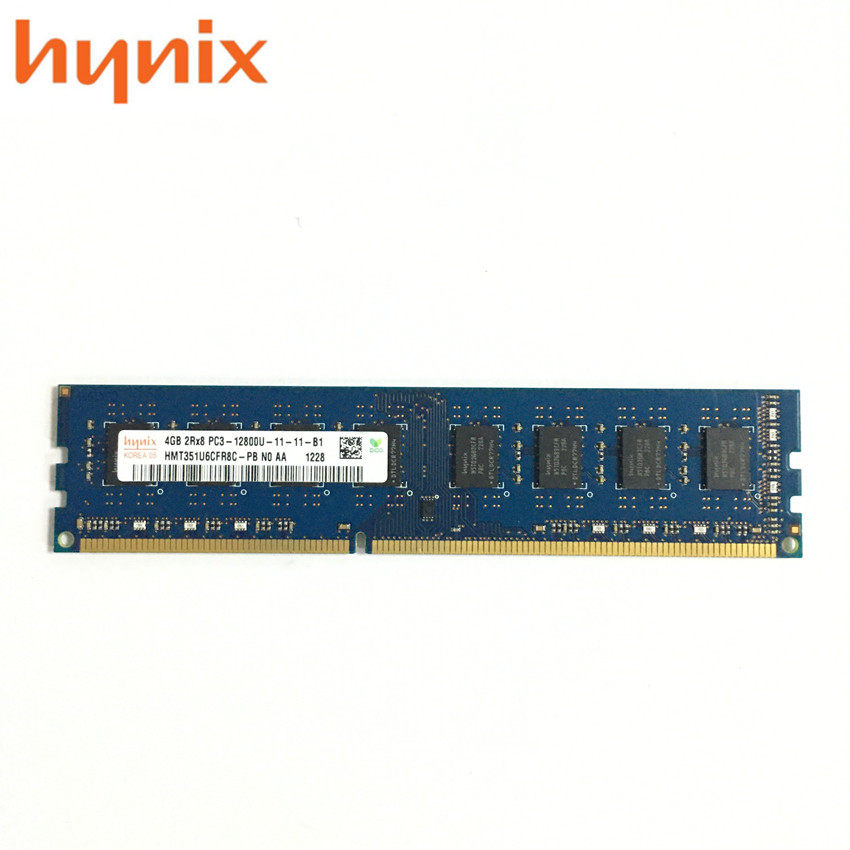 Hynix Hynix 4G 2RX8 PC3-12800U 1600 desktop memory HMT351 U6CFR8C-PB