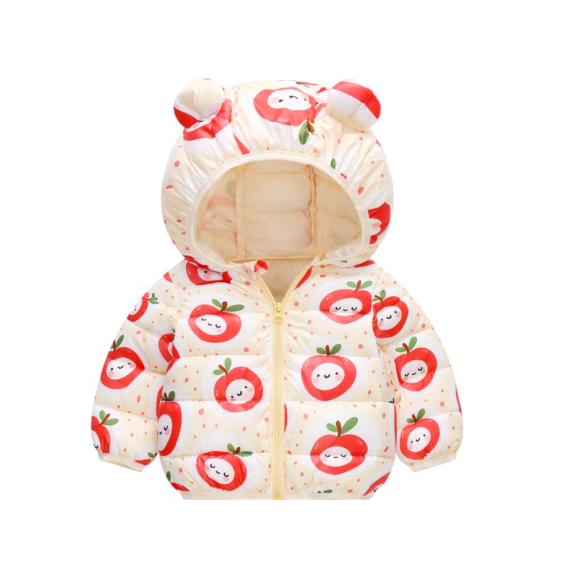Children's down Jacket, Lightweight, 1 to 3 Years Old, Autumn and Winter, 2 to 4 Years Old, Boys and Girls, Warm Coat, Cotton-Padded Jacket