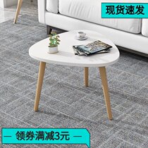 2021 new coffee table tea table light luxury high grade bay window nice small round table balcony small creative triangle table