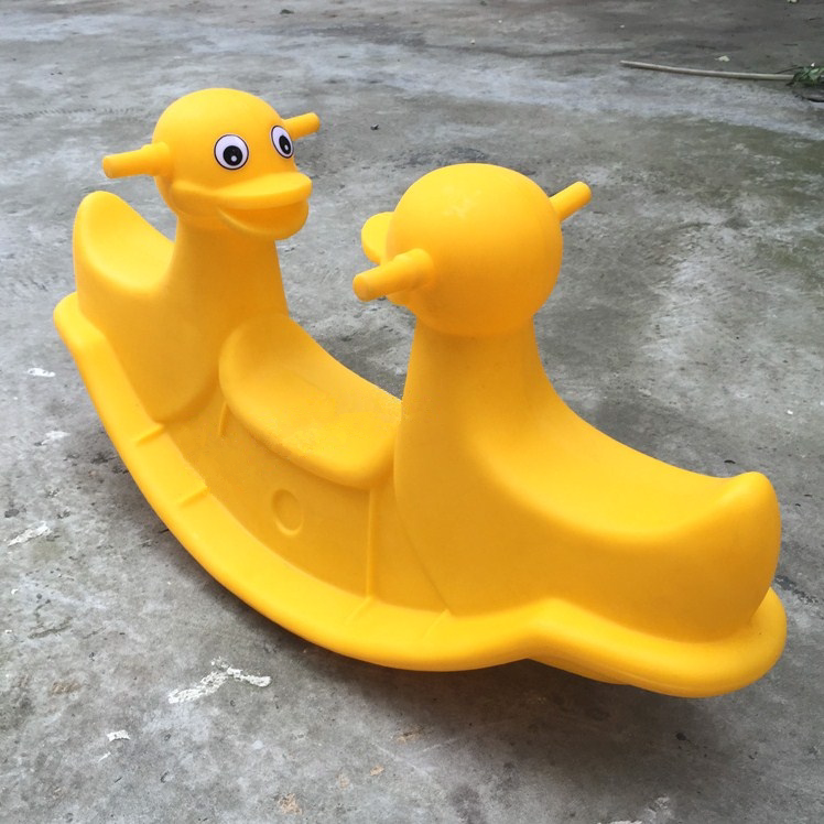 Kindergarten indoor rotomolding bucket duck seesaw double rocking horse children's plastic toys outdoor activities toys