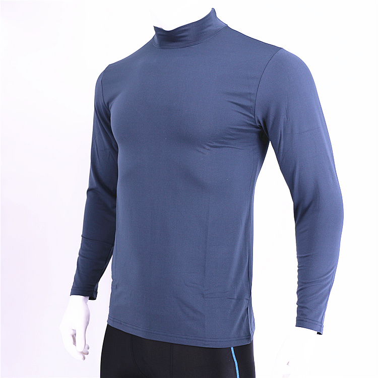 Outdoor sports tights Running basketball Football sports bottoming Fitness quick-drying perspiration thin velvet men's long sleeves