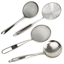 Stainless Steel Leaking Spoon Net Leaking Soy Milk Filter Spoon Oil Septa steel Fence Beef Hot Pot Bailing Dumplings Mesh Griddle Scoop