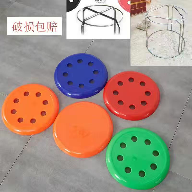 Glass steel stool bench panel bench bench of round bench cover seated steel bench seated steel bench thickened plastic round bench