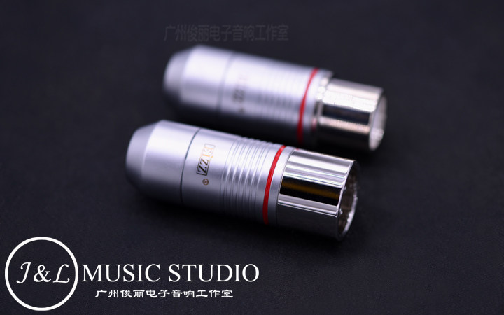 Original EIZZ Phosphor bronze rhodium plated XRL balanced plug XLR head