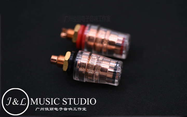 Original EIZZ copper audio fever binding post amplifier column