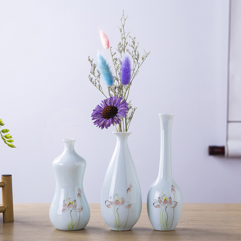 New Chinese style ceramic vases, flower arranging flower implement teahouse tea place of the sitting room porch for anddrunkenness dried flower decorations