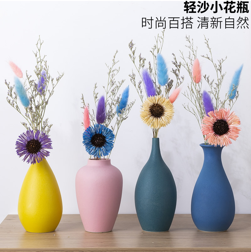 Northern wind ins floret bottle of dry flower adornment is placed in the sitting room TV cabinet table arranging flowers ceramic home decorations