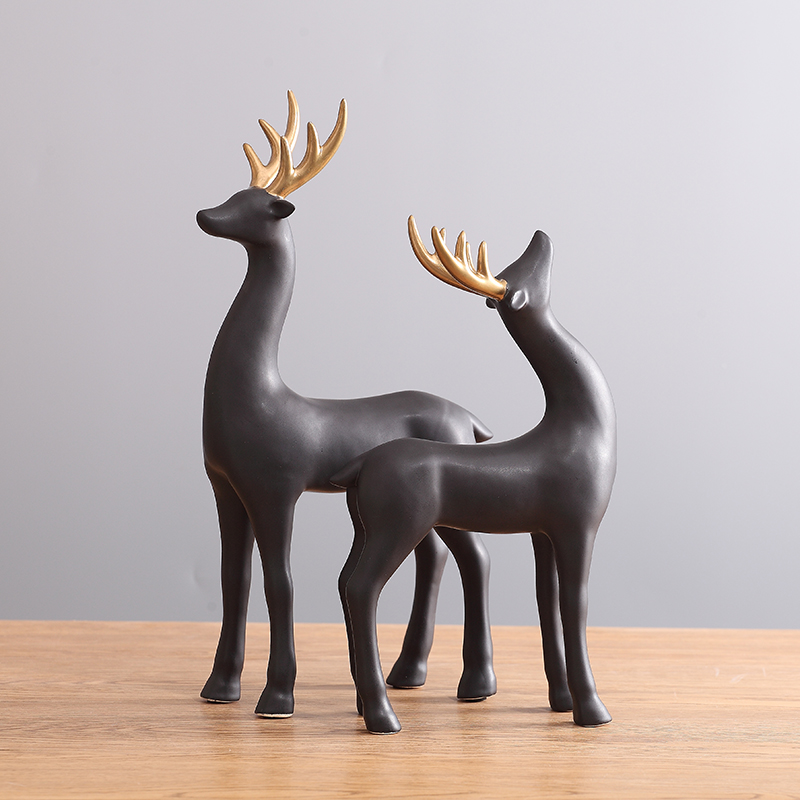 Elk ceramic furnishing articles artical country sitting room porch TV ark, home decoration wedding gift