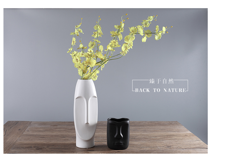 Jingdezhen ceramic vase sitting room is contracted Europe type is resided the abstract art of TV ark, furnishing articles of handicraft ornament