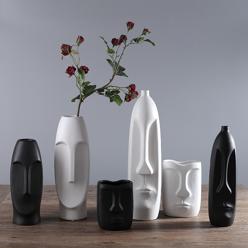 Jingdezhen ceramic vase sitting room is contracted Europe type is resided the abstract art of TV ark, furnishing articles of handicraft ornament
