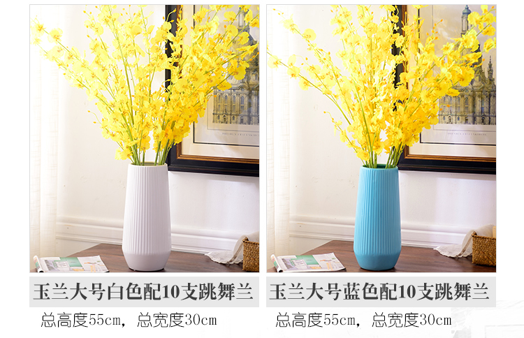 European I and contracted vase furnishing articles sitting room dry flower arranging flowers home decoration ceramic flowers money orchid suits for