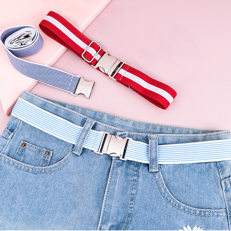 Lazy Belt, Alloy Buckle, Adjustable Length, Unisex, Elastic Woven Belt, Elastic Waistband Lazy Belt, Alloy Buckle, Adjustable Length, Unisex, Elastic Woven Belt, Elastic Waistband