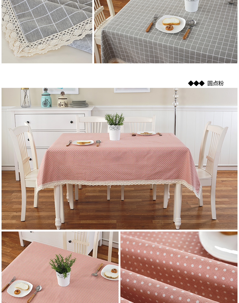 khăn trải bàn bằng vải cotton lưới hình chữ nhật bình dị nhỏ văn học bảng tươi lanh khăn trải bàn bàn tròn bìa bảng vuông - Khăn trải bàn khăn trải bàn hội nghị đẹp