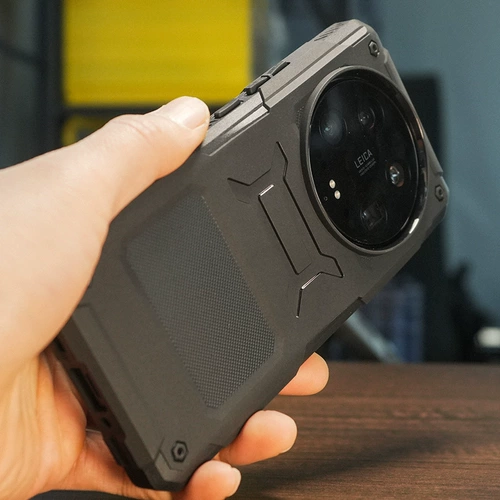 肥熊 Xiaomi, совместимый чехол для телефона, тактический мобильный телефон, утепленный защитный чехол с зарядкой, защита при падении