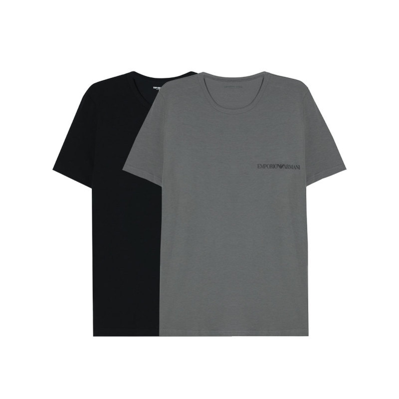 Emporio Armani Men's Short Sleeve T-Shirt Two-Pack Em000391