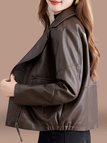 Осенняя флисовая полиуретановая короткая куртка для отдыха, подходит для подростков, в западном стиле