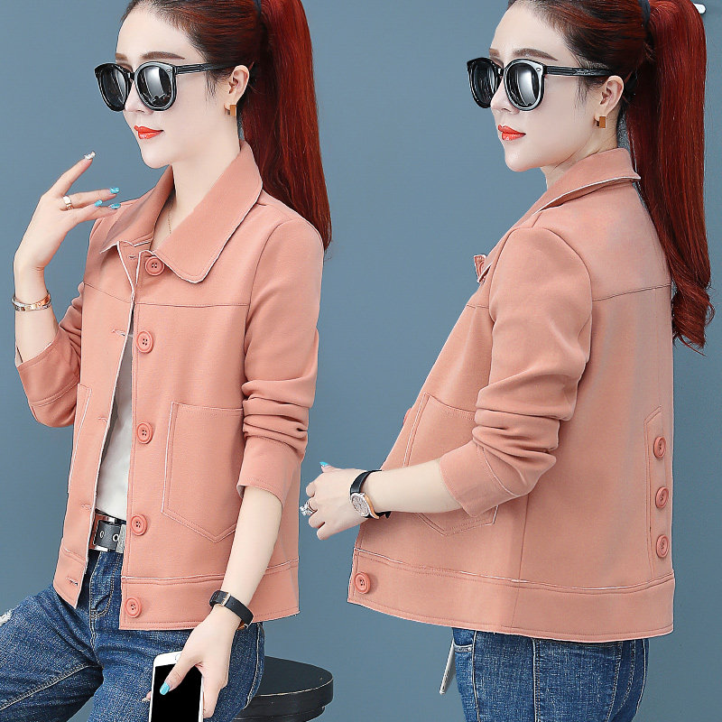 Xiaoxiangfeng coat women's short spring and autumn 2022 new Korean version loose casual all-match autumn thin suit top