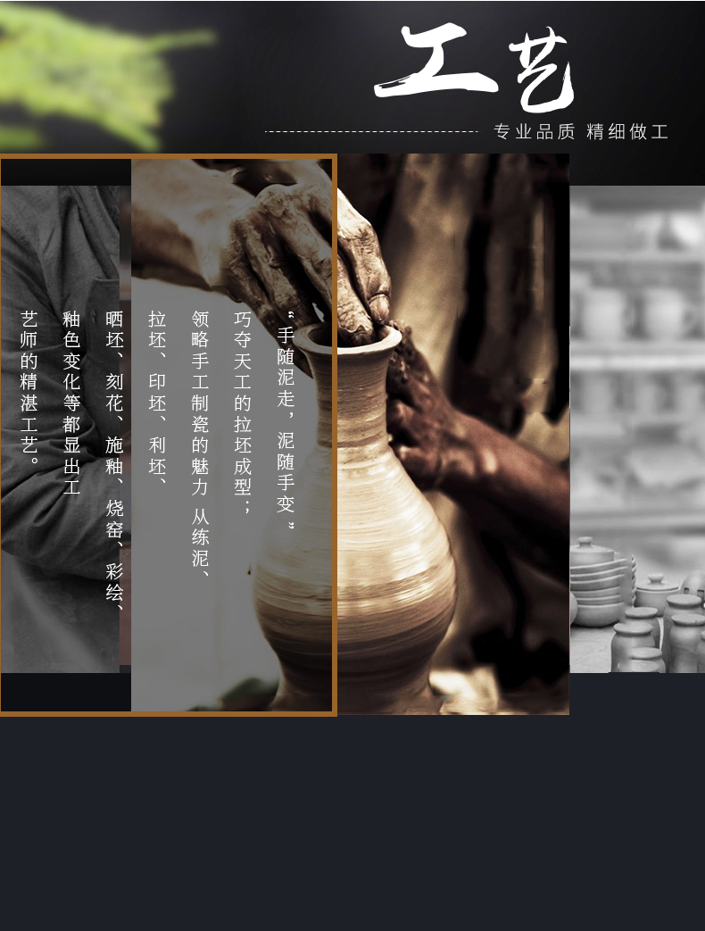 Ceramic retro glasses suit wine liquor points creative hip Chinese small household gift boxes a small handleless wine cup of wine