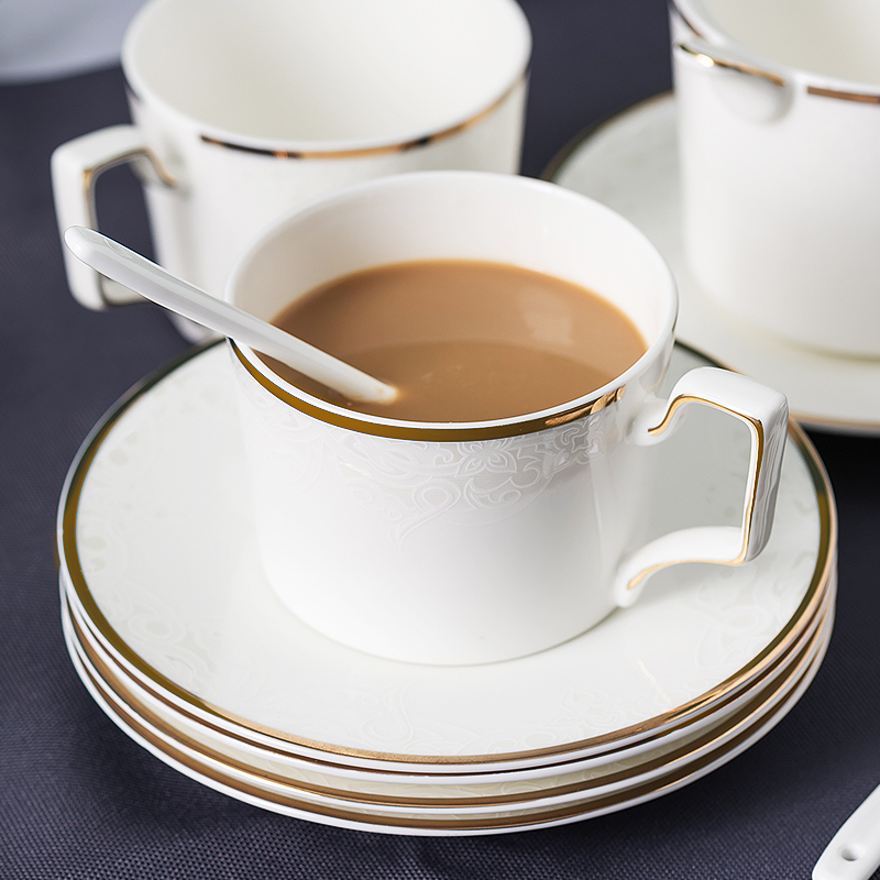 European style up phnom penh ipads porcelain coffee cup suit household contracted coffee cup dish creative small key-2 luxury special coffee cup