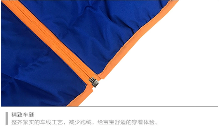 Li Ning quần áo trẻ em trẻ em xuống vest mùa thu và mùa đông mô hình dây kéo đứng cổ áo vịt trắng xuống trẻ em ấm áp nam và nữ vest trẻ em - Áo thể thao