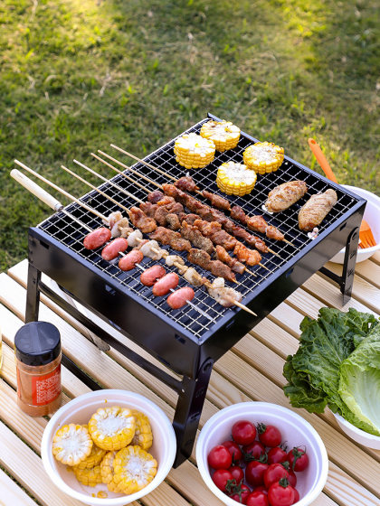 烧烤工具套装便携全套配件大全竹签烤夹必备商用户外烧烤用具套餐