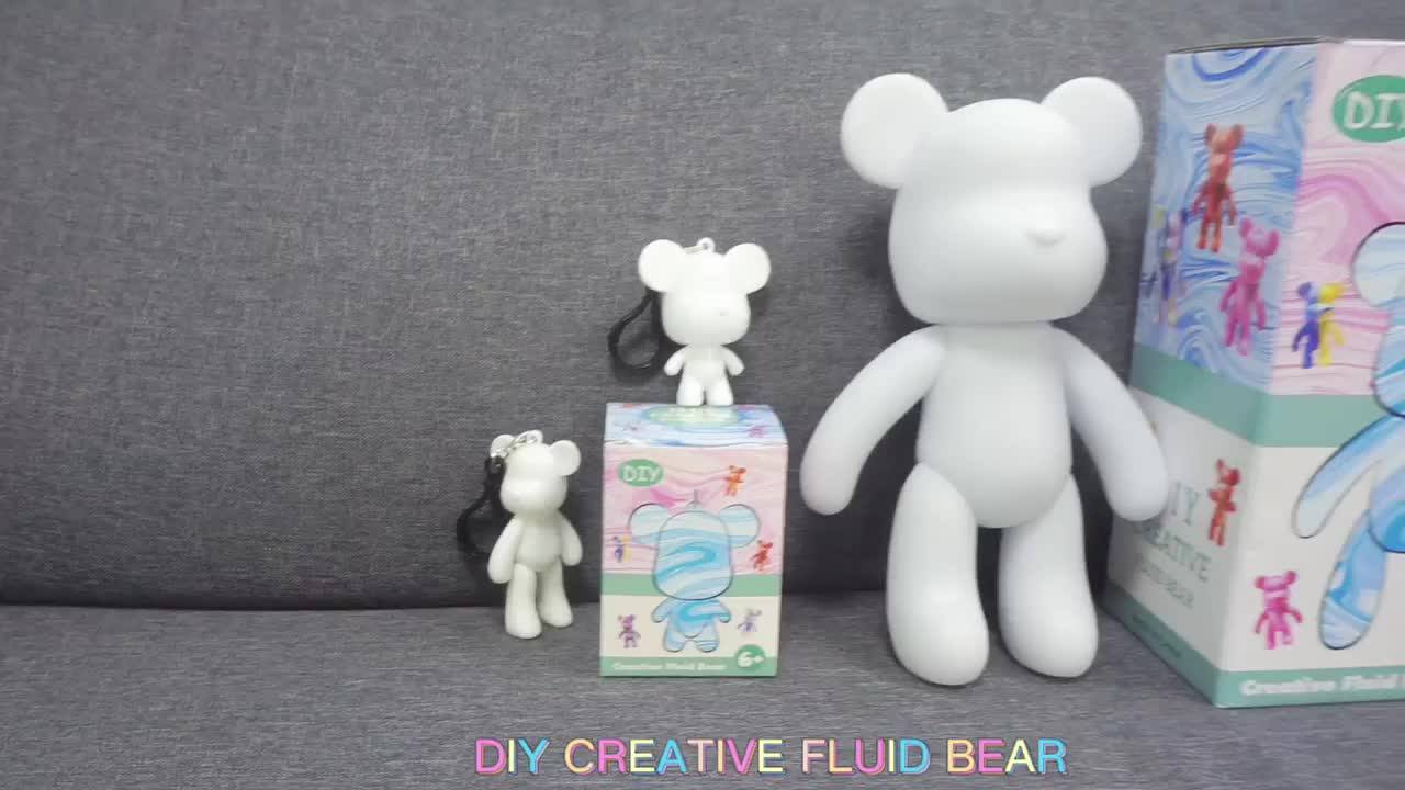 Hot Selling Fluid Bear White Cute Fluid Bear Diy Fluid Bear For Kids