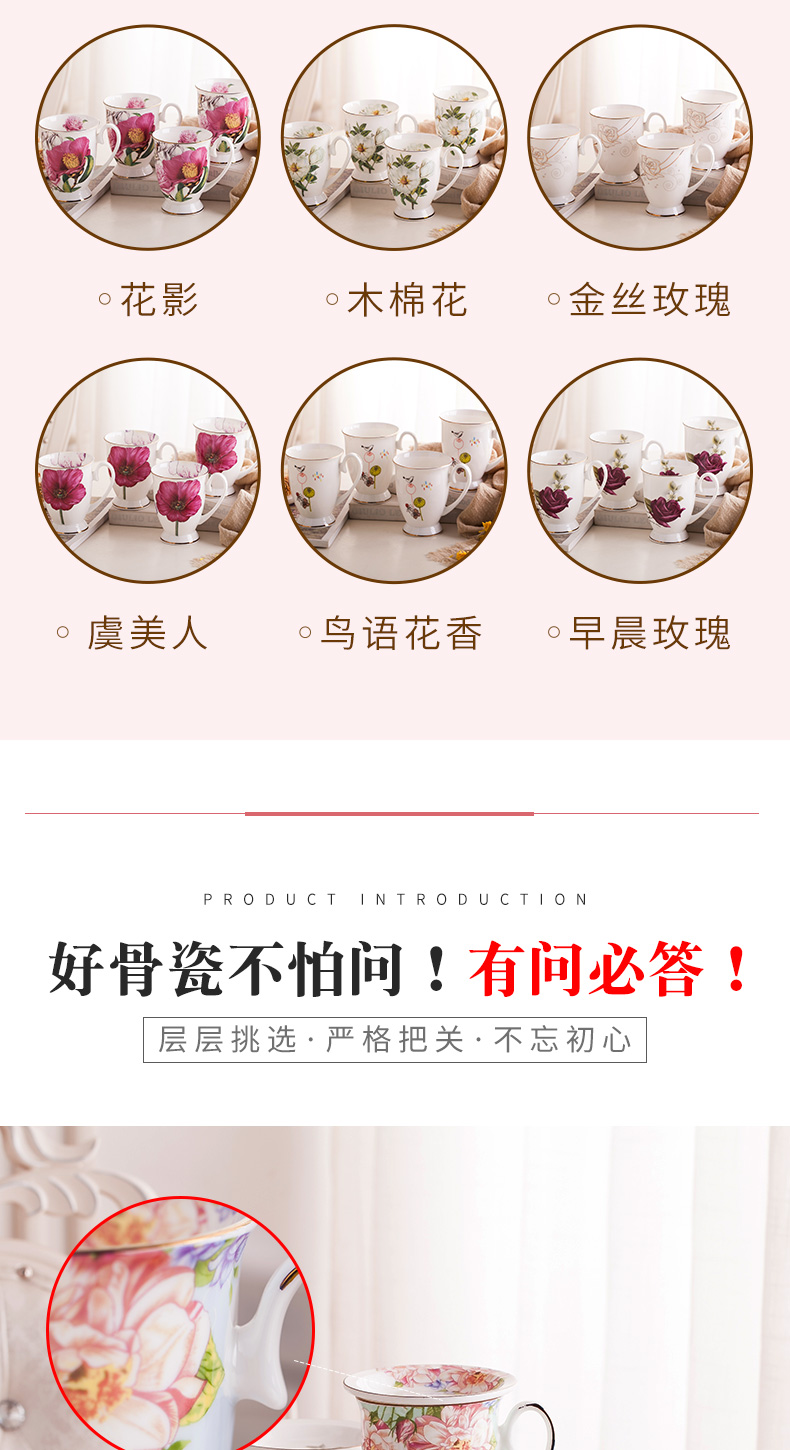 Ceramic cups and contracted mark cup European cup coffee cup small household fresh water cup with cover glass students