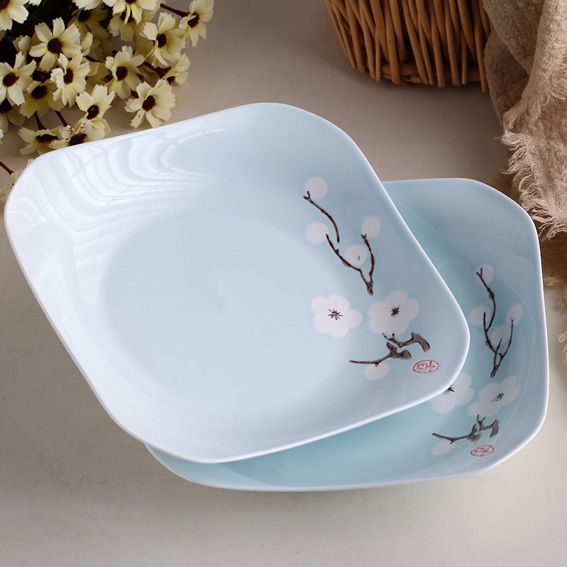 Ceramic dishes home eat rice bowl under the Japanese and wind upset against the hot dishes and tableware glaze color dish dish dish