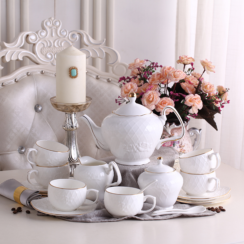 Ipads China coffee cup suit glasses suit set tea service suit household ceramics European afternoon tea tea set