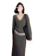 French sweater knitted dress for women in autumn and winter 2026 new winter temperament to wear with a complete set of long skirts